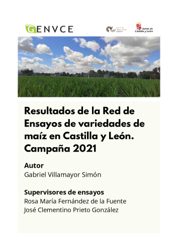 Resultados de la Red de Ensayos de variedades de maíz en Castilla y León. Campaña 2021